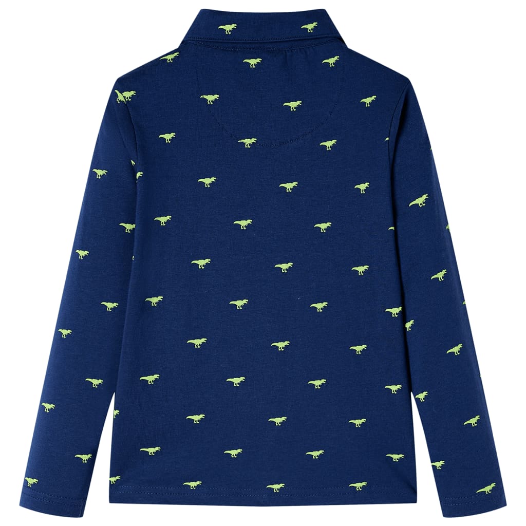 Vidaxl kindershirt 104 marineblauw