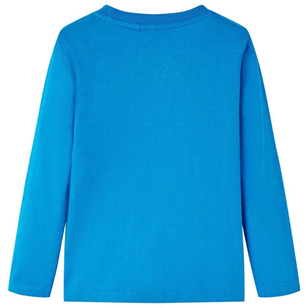 Vidaxl kindershirt met lange mouwen 116 kobaltblauw