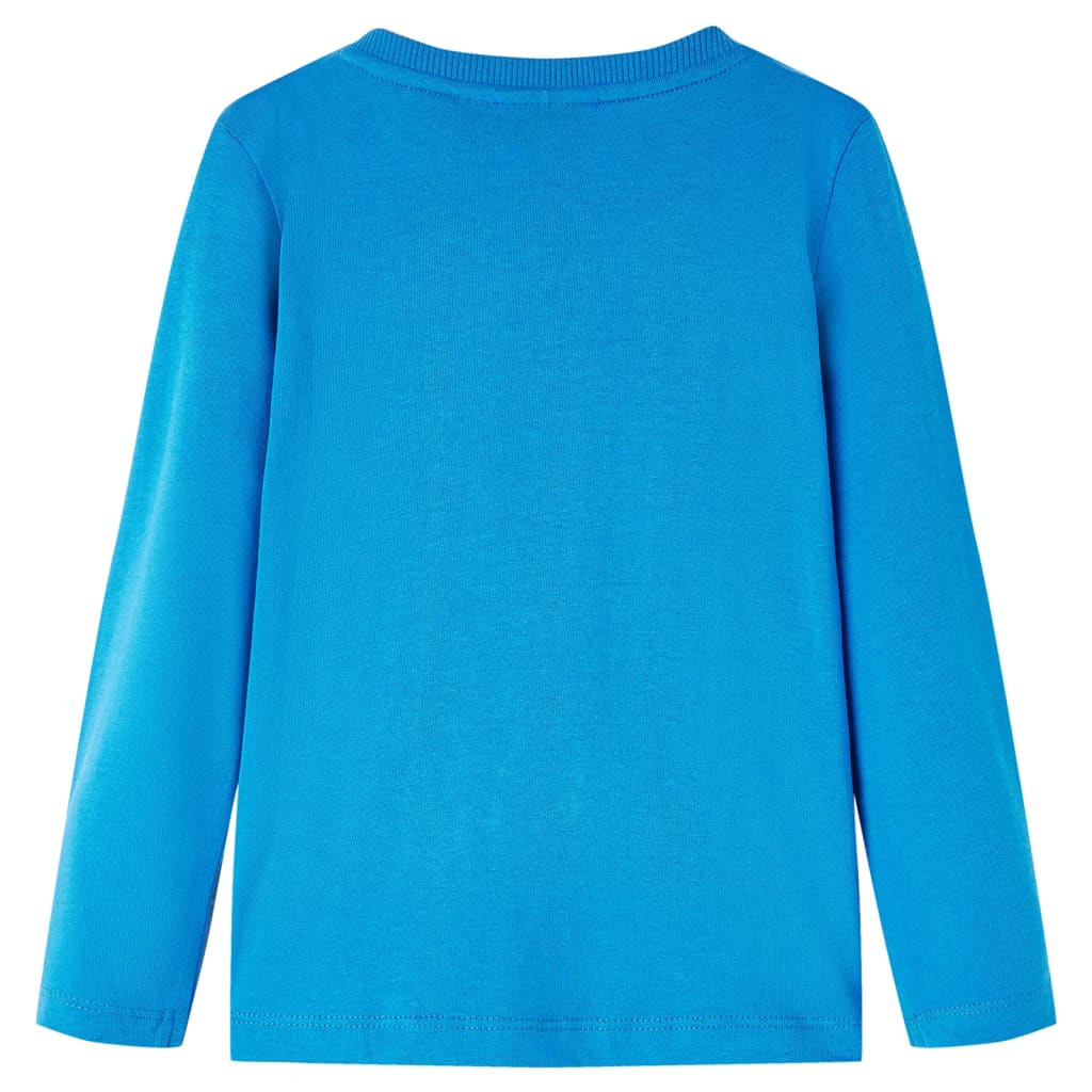 Vidaxl kindershirt met lange mouwen 104 kobaltblauw