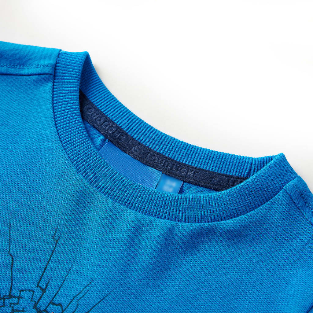 Vidaxl kindershirt met lange mouwen 104 kobaltblauw