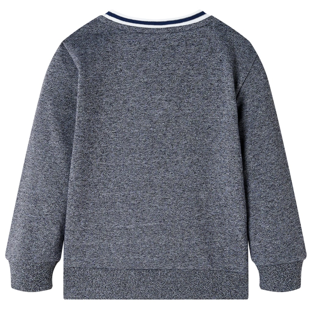 Vidaxl kindertrui 140 gemêleerd marineblauw