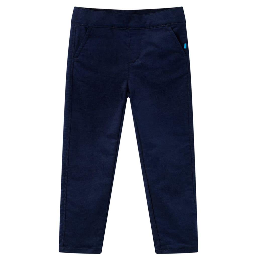 Vidaxl kinderbroek 104 donkermarineblauw