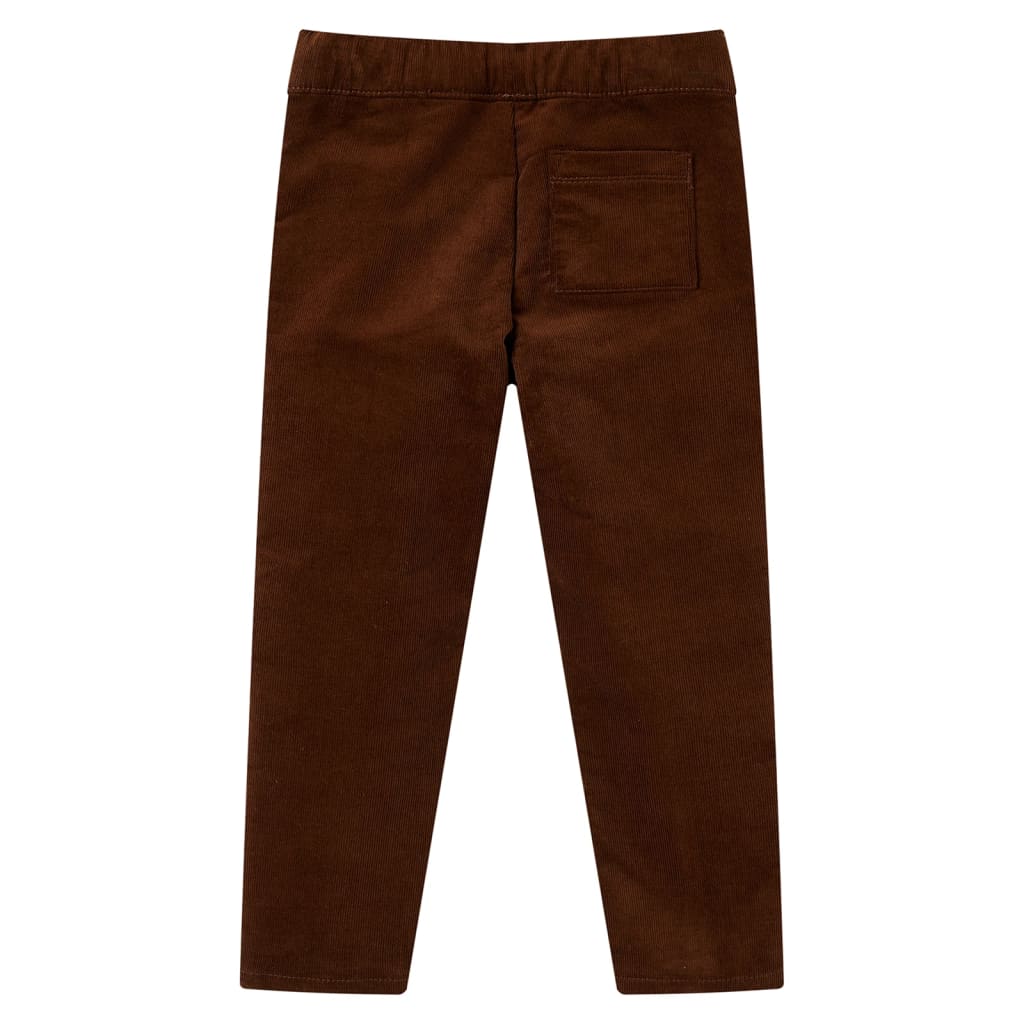 Vidaxl kinderbroek 116 cognackleurig