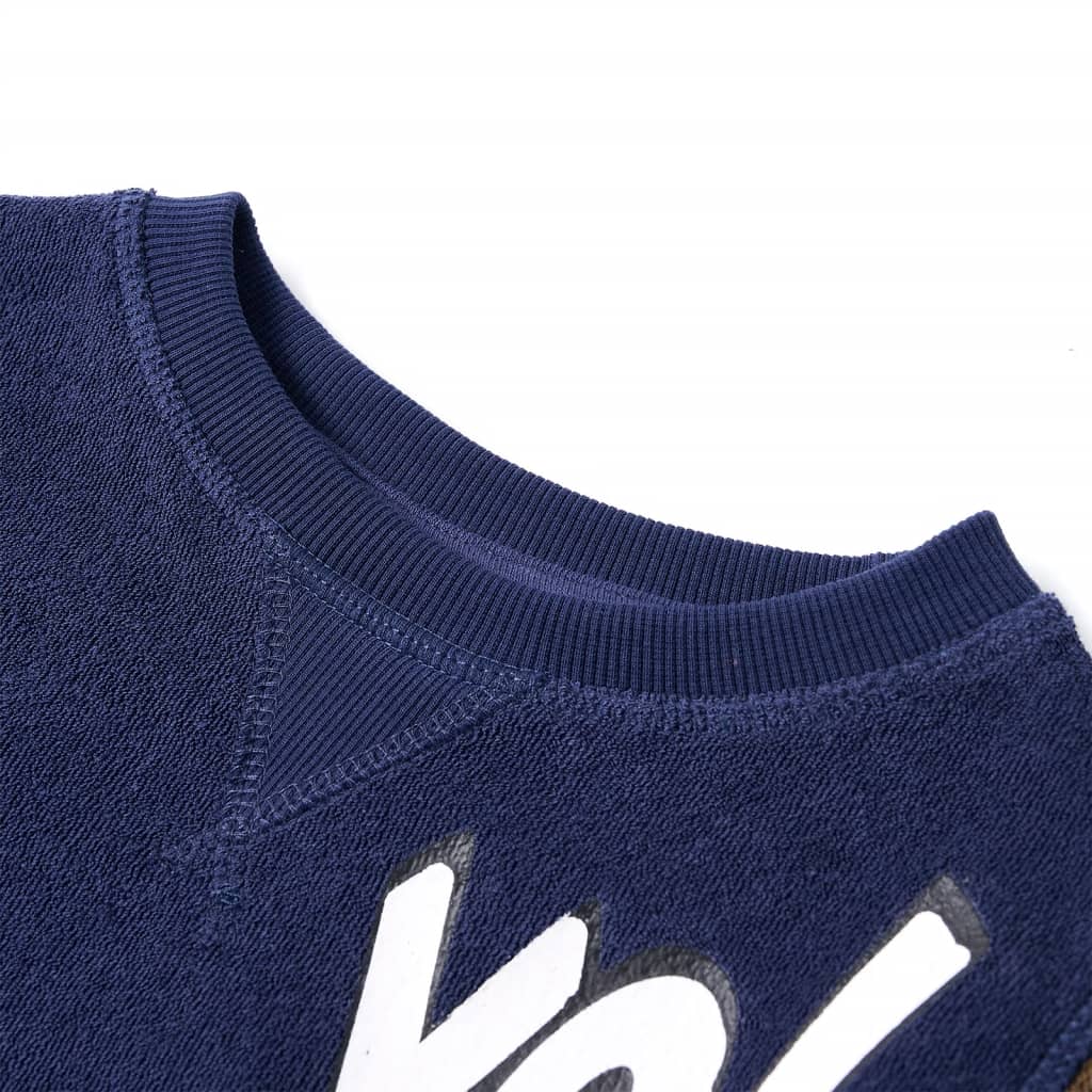 Vidaxl kindertrui 116 donkermarineblauw