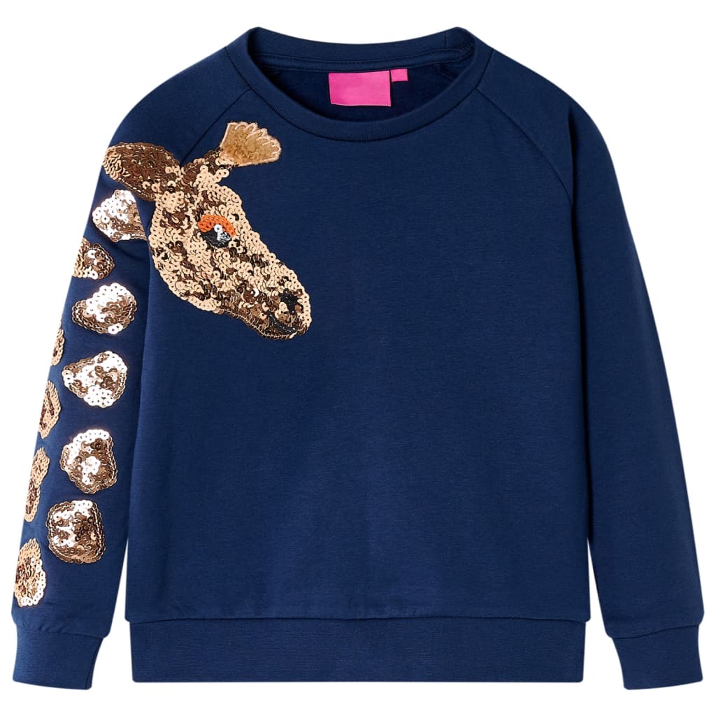 Vidaxl kindertrui 128 marineblauw