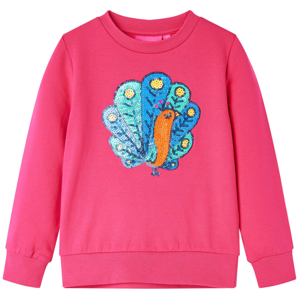 Vidaxl kindertrui 128 felroze