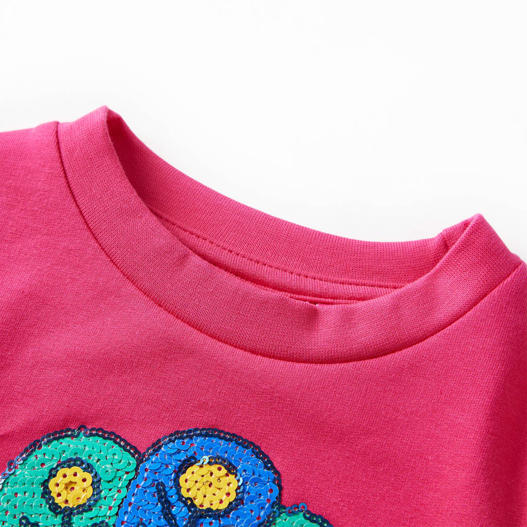 Vidaxl kindertrui 128 felroze