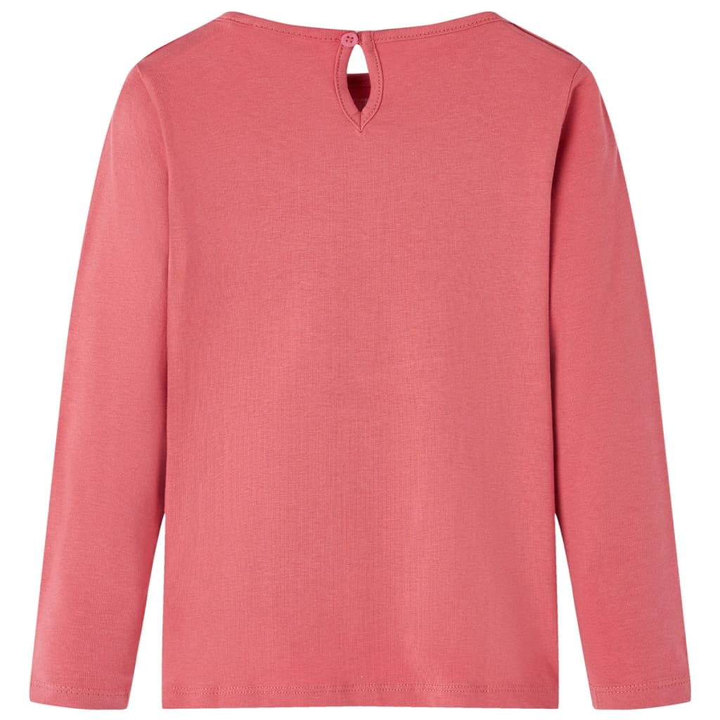 Vidaxl kindershirt met lange mouwen 116 oudroze