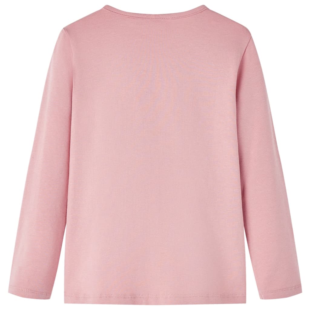 Vidaxl kindershirt met lange mouwen 116 lichtroze