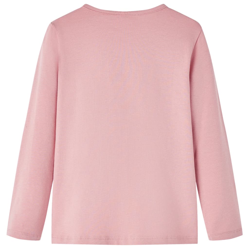Vidaxl kindershirt met lange mouwen 140 lichtroze