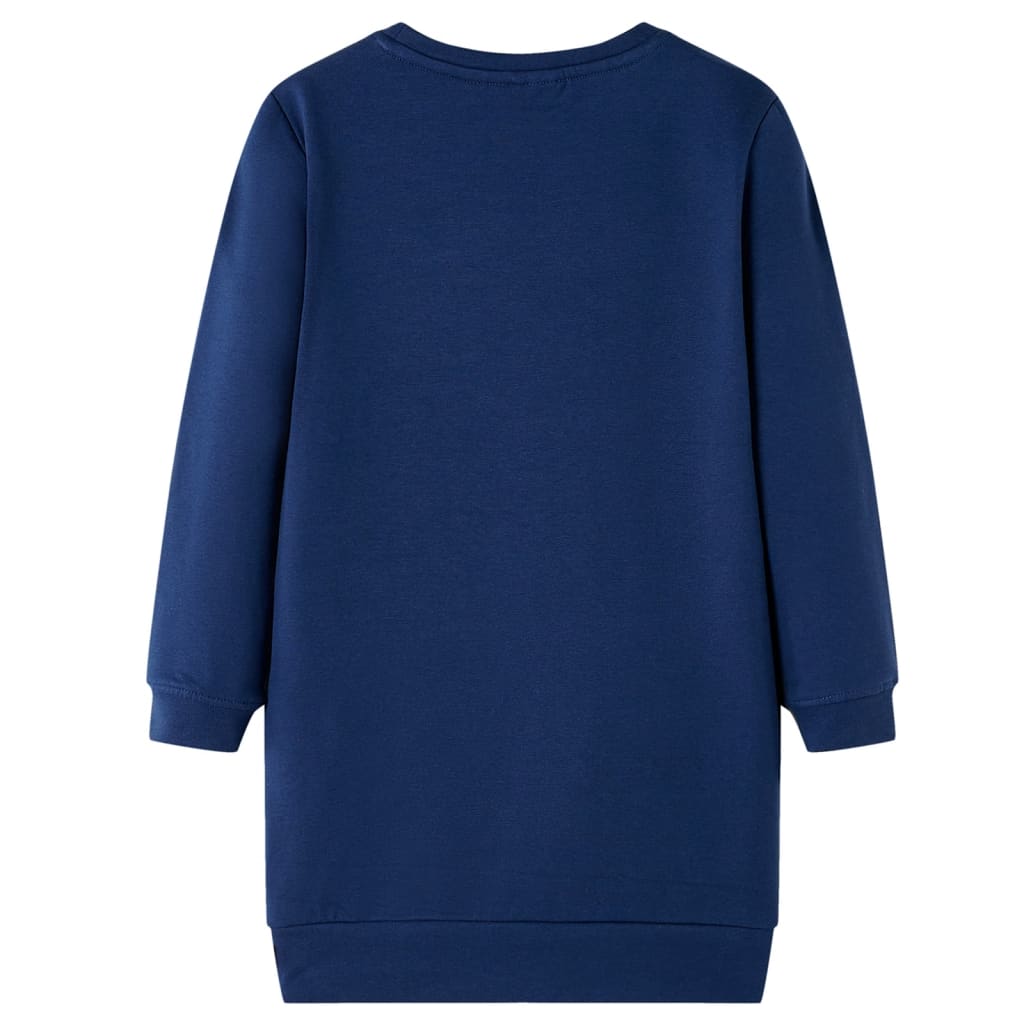 Vidaxl kinderjurk 116 marineblauw