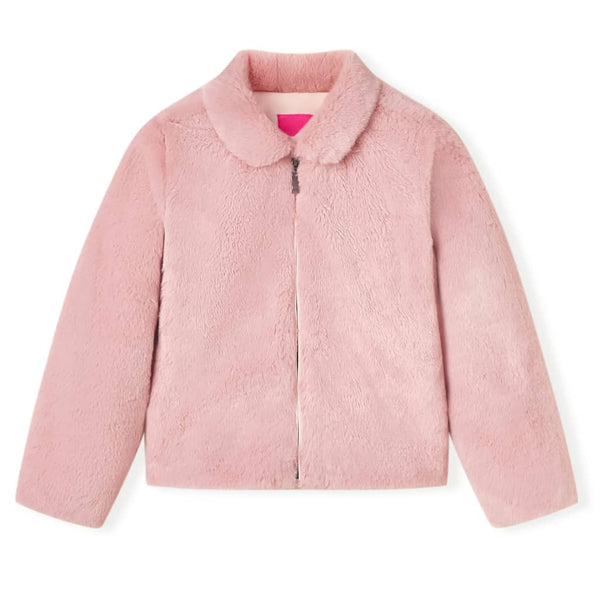 Vidaxl kinderjas 92 kunstvacht roze