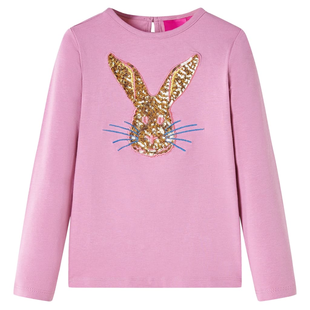 Vidaxl kindershirt met lange mouwen 104 rozebruin