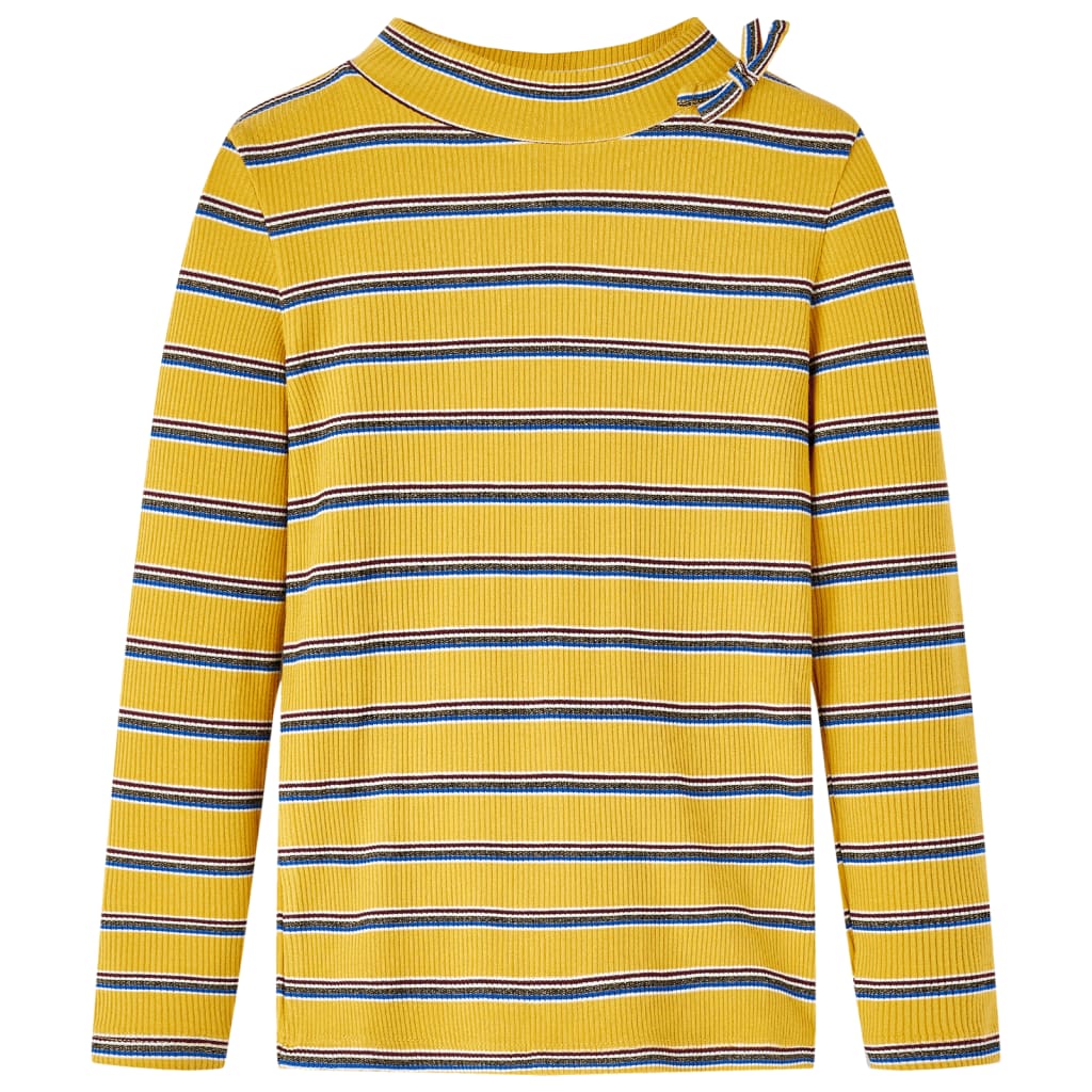 Vidaxl kindershirt met lange mouwen 140 okerkleurig