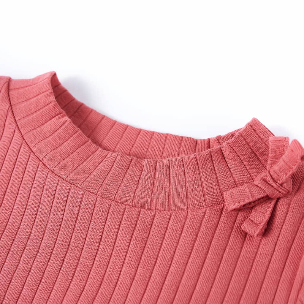 Vidaxl kindershirt met lange mouwen 116 oudroze