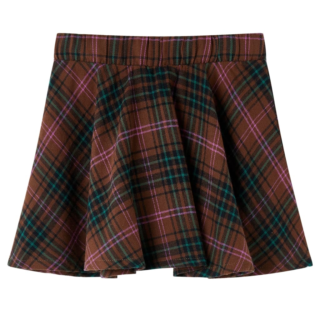 Vidaxl kinderrok 104 cognackleurig
