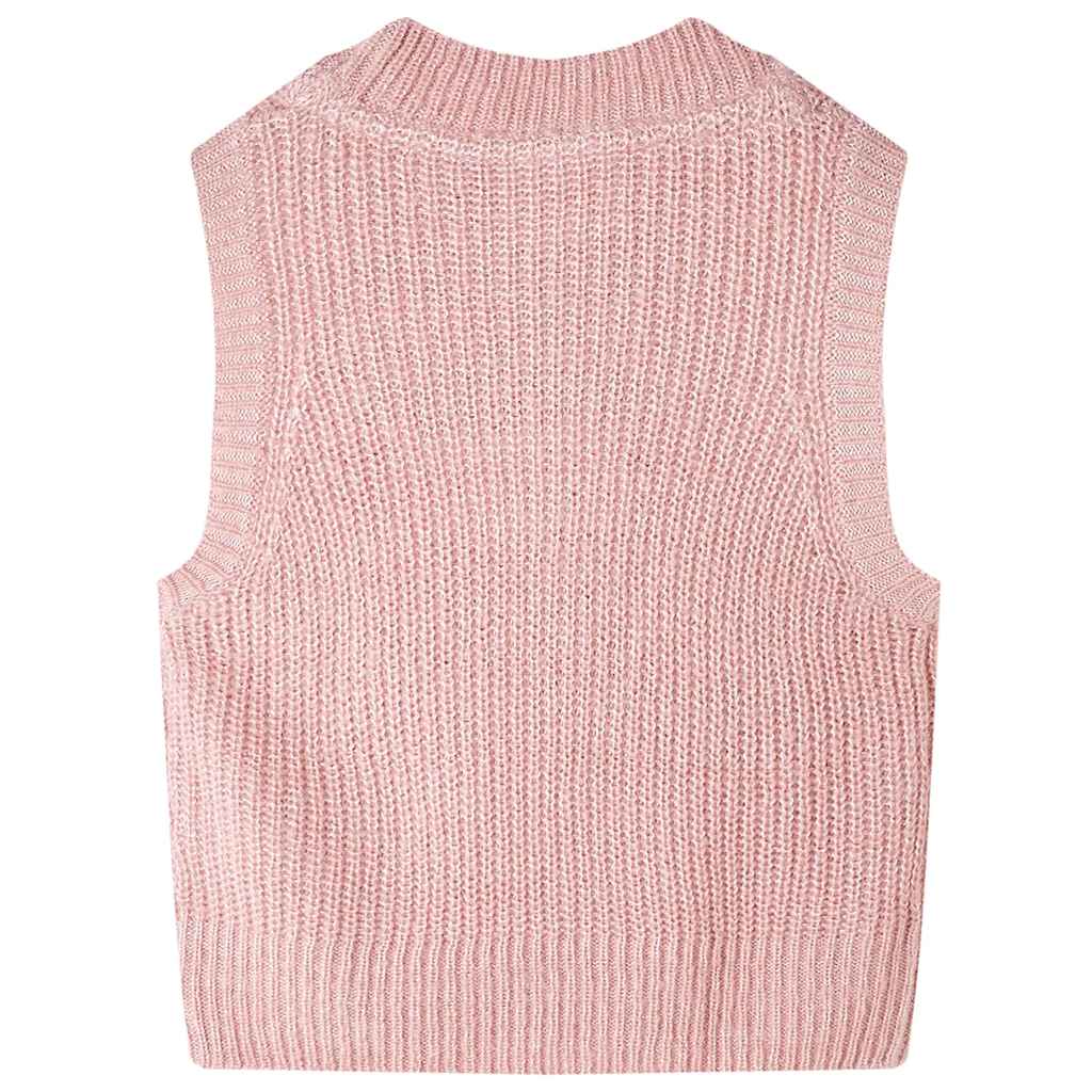 Vidaxl kinderspencer gebreid 92 lichtroze
