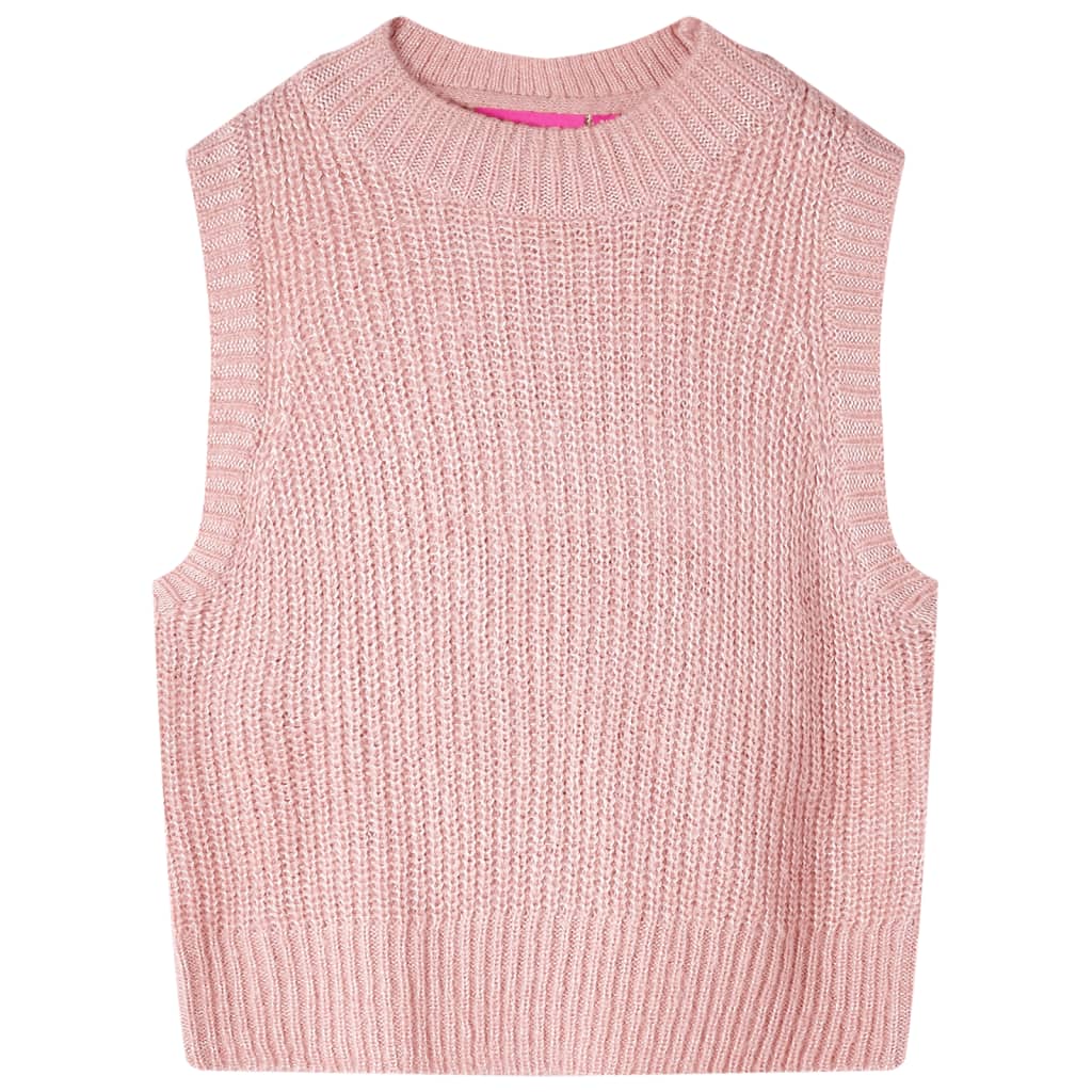 Vidaxl kinderspencer gebreid 104 lichtroze