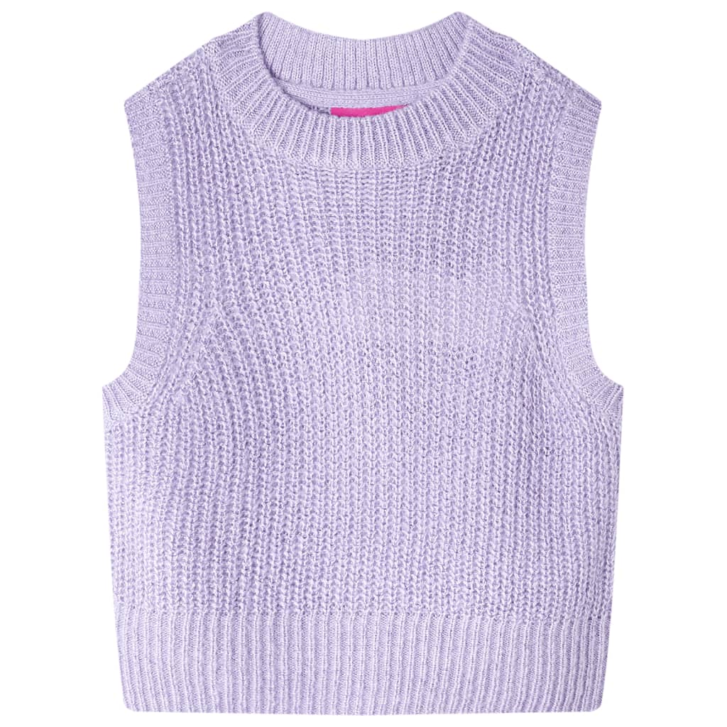 VidaXL Kinderspencer gebreid 140 lichtlila