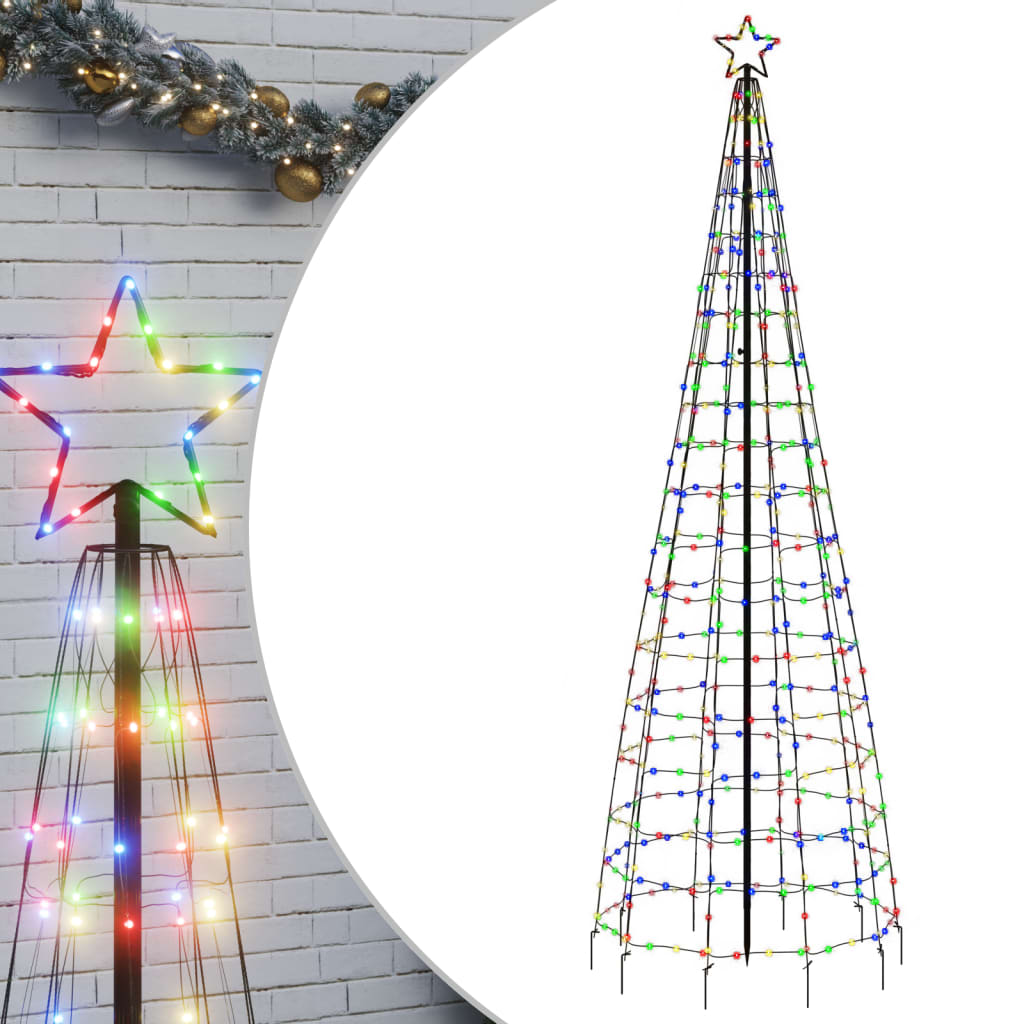 Vidaxl led-kerstboom met spikes 570 leds cartoon 300 cm
