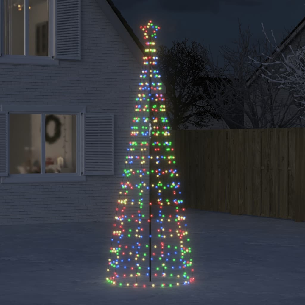 Vidaxl led-kerstboom met spikes 570 leds cartoon 300 cm