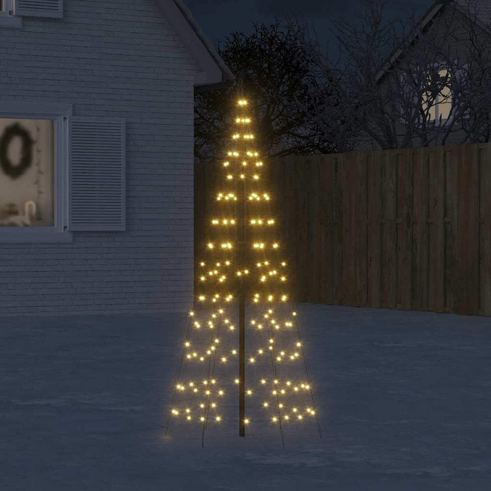 Vidaxl led-kerstboom 200 led's warm wit 180 cm