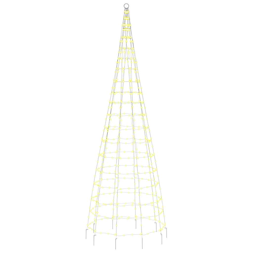 Vidaxl led-kerstboom 550 led's warm wit 300 cm