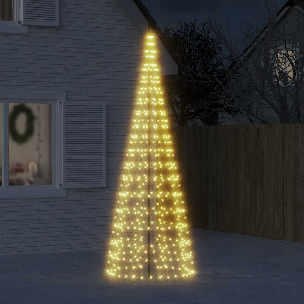 Vidaxl led-kerstboom 550 led's warm wit 300 cm