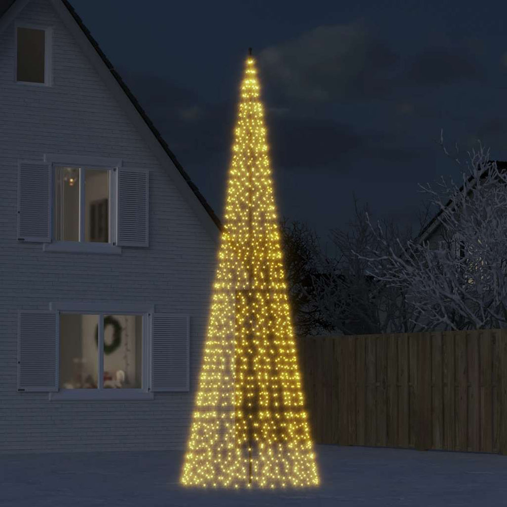 Vidaxl led-kerstboom 1534 leds warm wit 500 cm