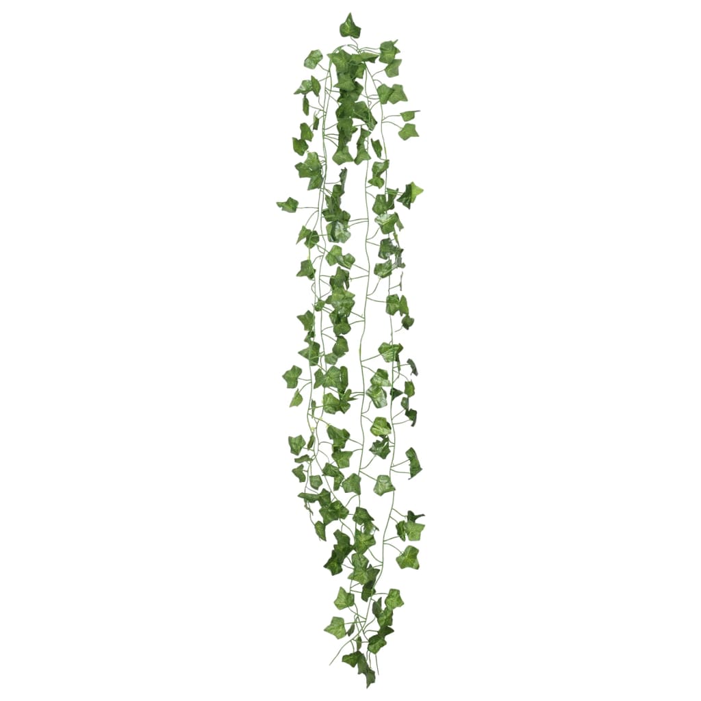 Vidaxl kerstslingers klimop 12 st 200 cm groen