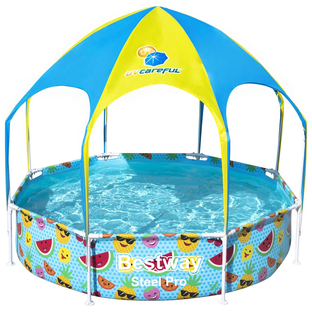 Bestway steel pro kinderzwembad uv zorgvuldige bovengronds 244x51 cm