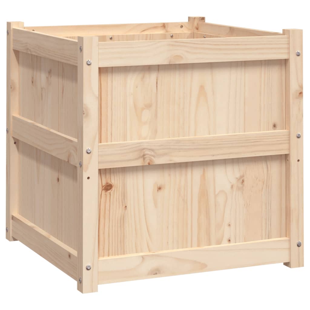 Vidaxl plantenbak 60x60x60 cm massief groenhout