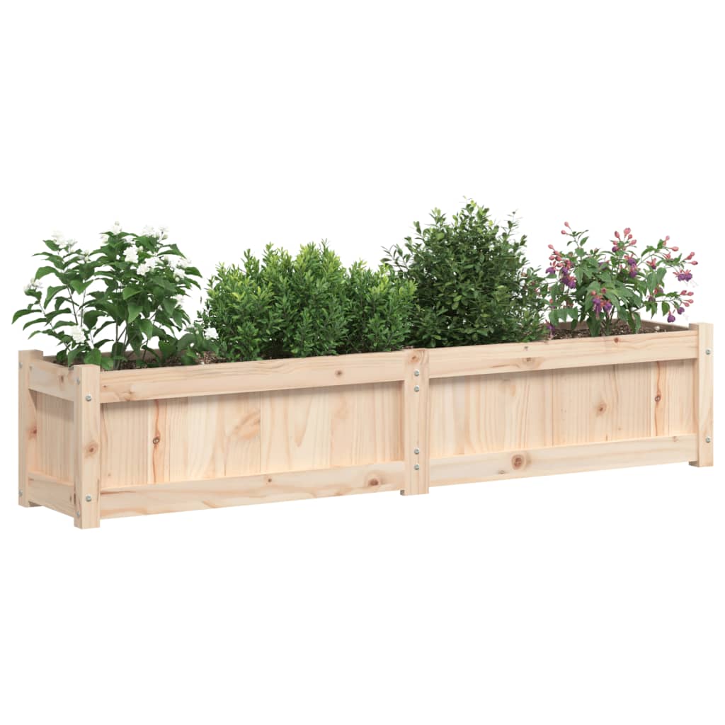 Vidaxl plantenbakken 2 st cm massief groenhout
