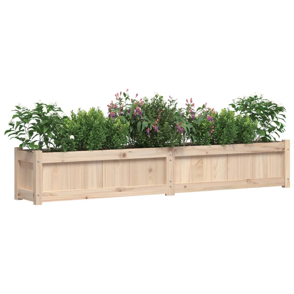 Vidaxl plantenbakken 2 st cm massief groenhout