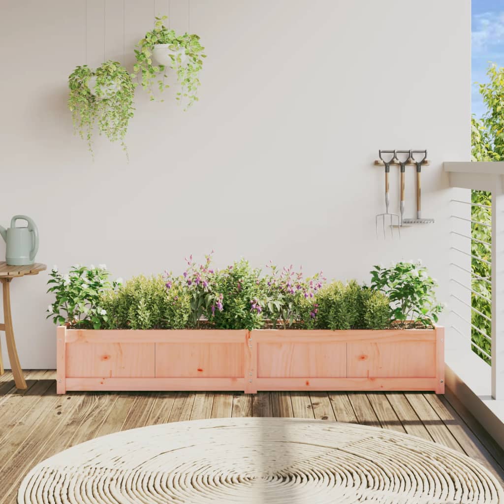 Vidaxl plantenbak 180x31x31 cm massief douglashout