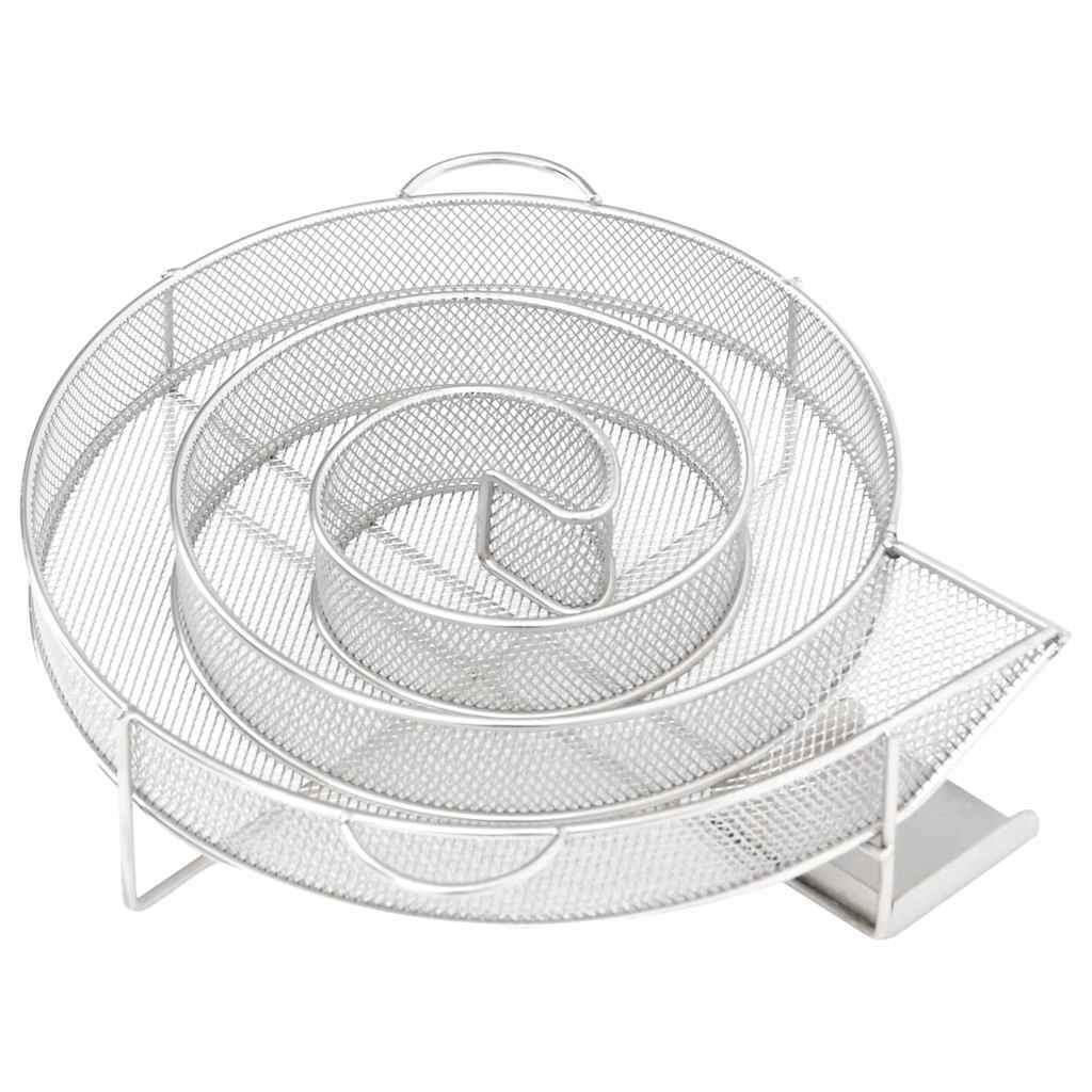 Vidaxl rookgenerator koud rond 19,5 cm roestvrij staal