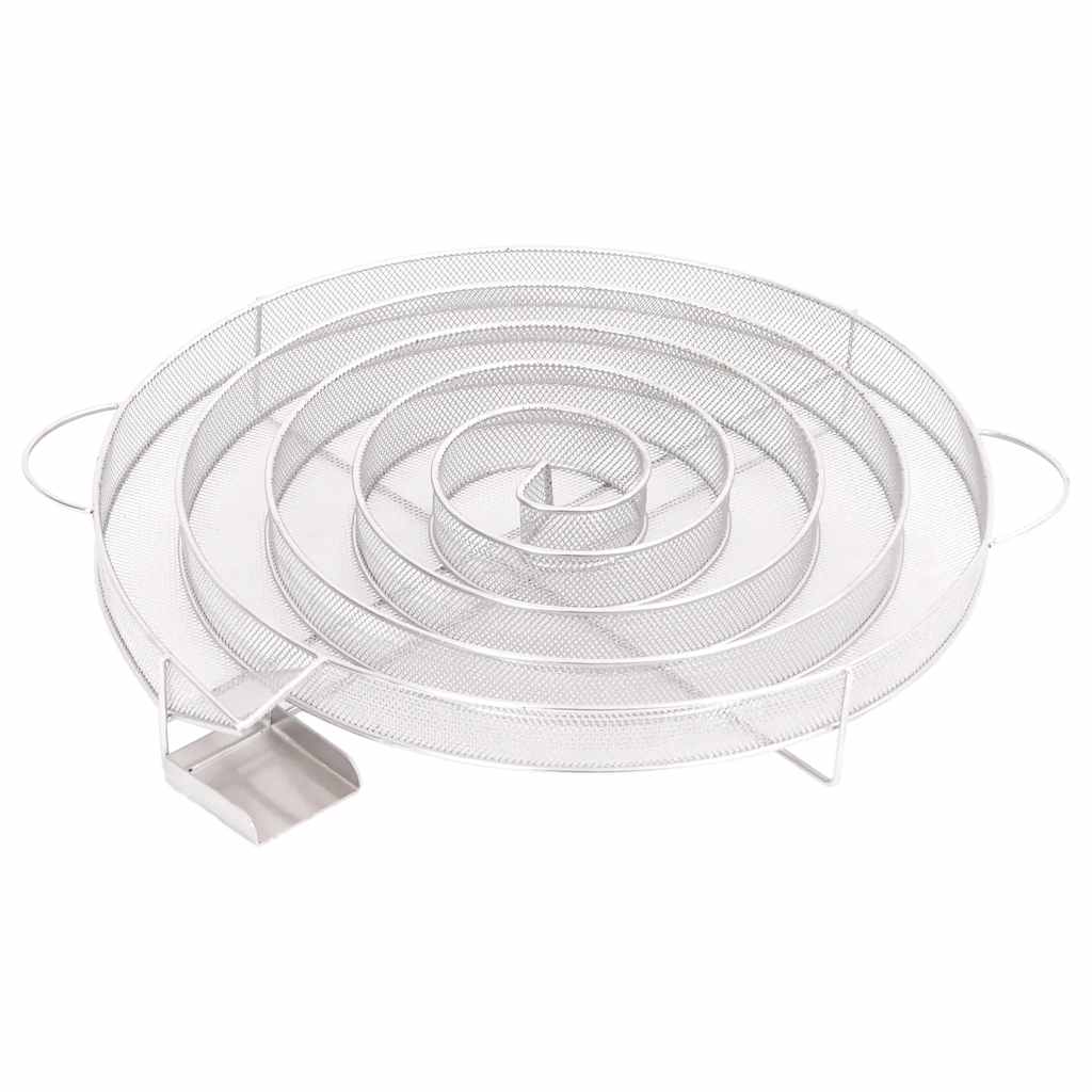 Vidaxl rookgenerator koud rond 33,5 cm roestvrij staal