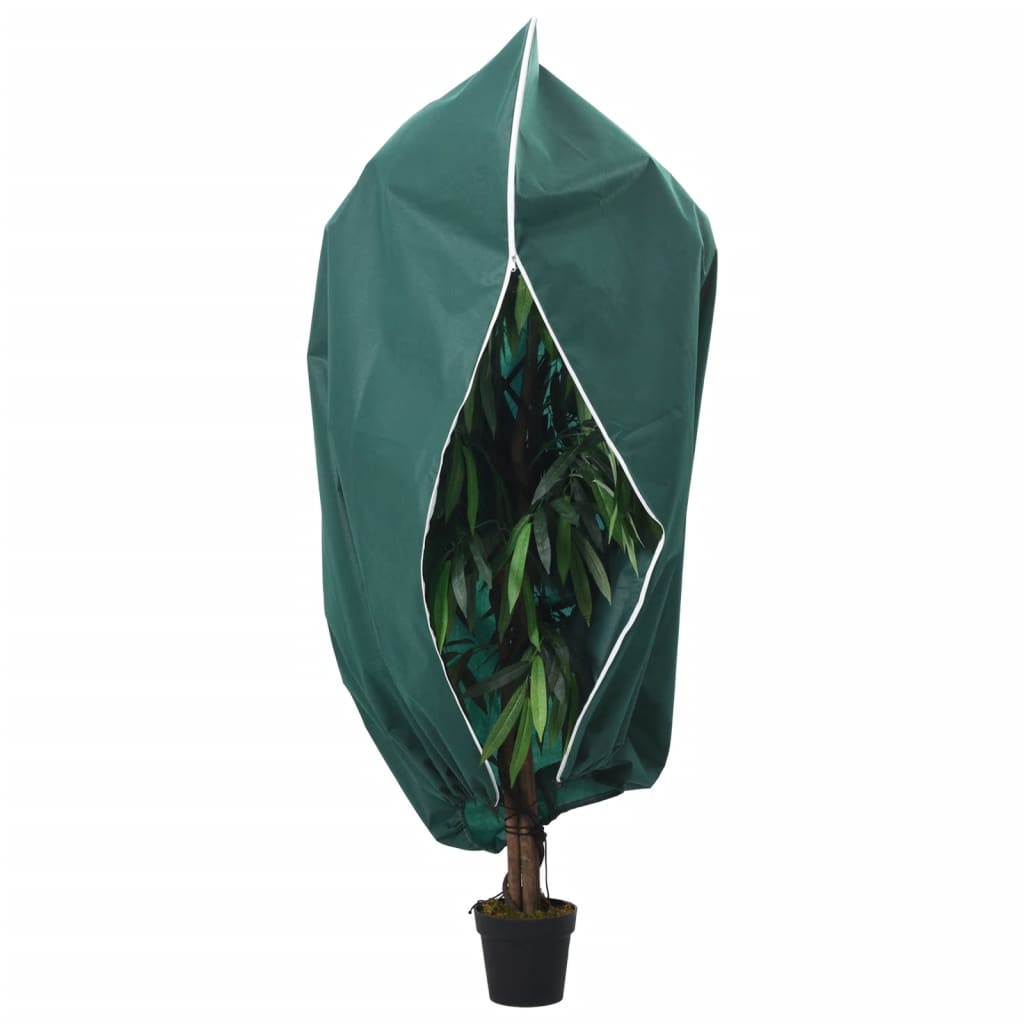 Vidaxl plantenhoezen met ritssluiting 4 st 70 g m² 3,93x3,5 m
