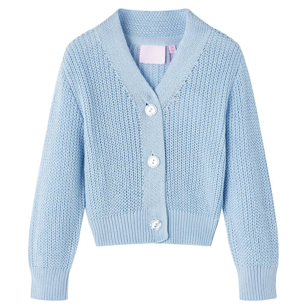 Vidaxl kindervest gebreid 98 blauw