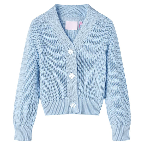 Vidaxl kindervest gebreid 116 blauw