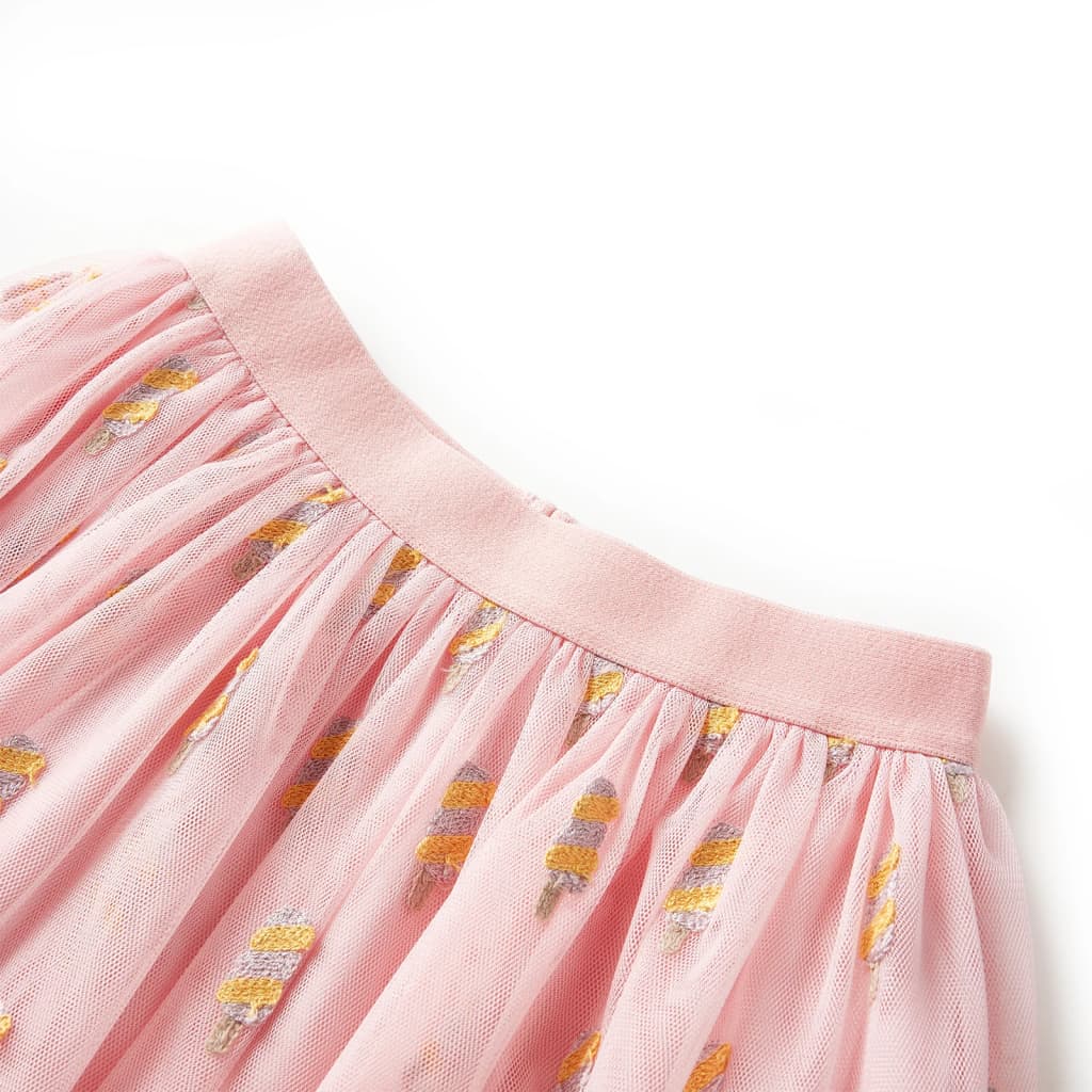 Vidaxl kinderrokje met tule 104 lichtroze