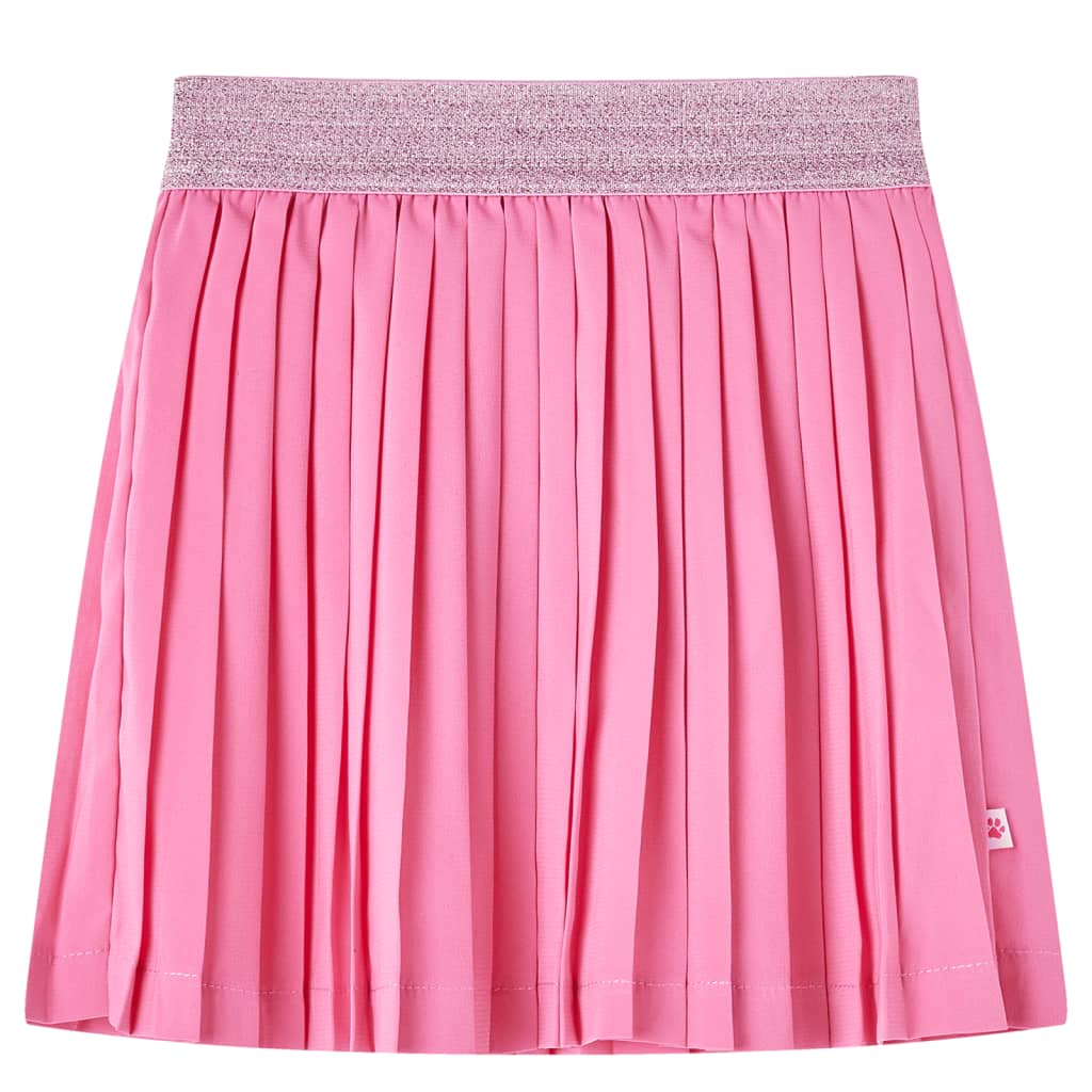 Vidaxl kinderplooirok 104 roze
