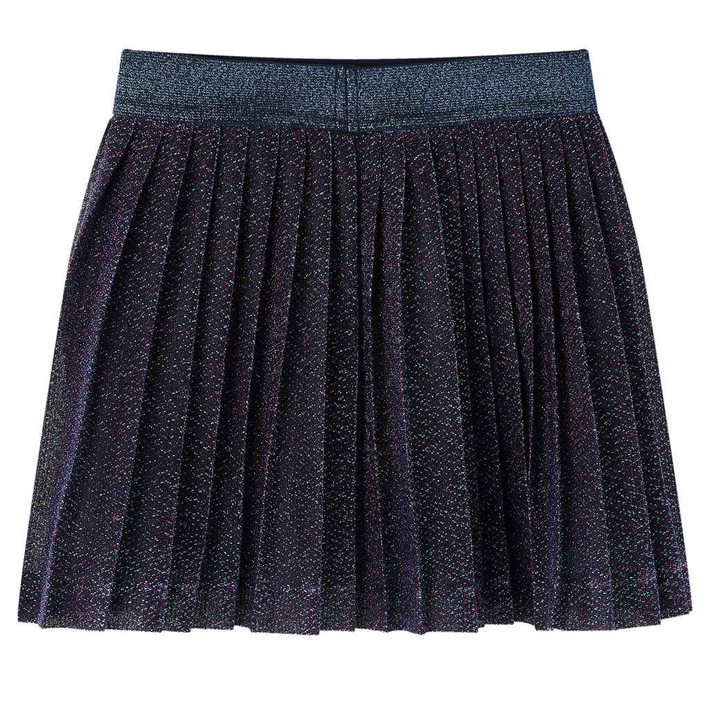 Vidaxl kinderrokje met glitters 104 marineblauw