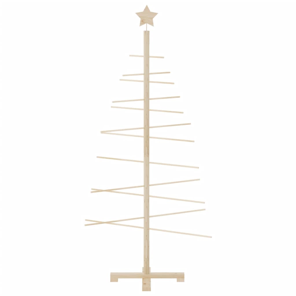 Vidaxl kerstdecoratie kerstboom 150 cm massief grenenhout