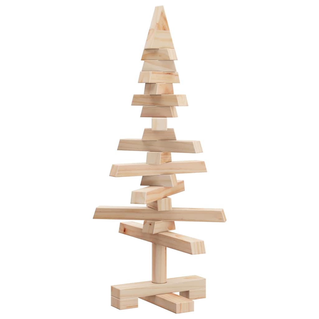 VidaXL Kerstdecoratie kerstboom 60 cm massief groenhout
