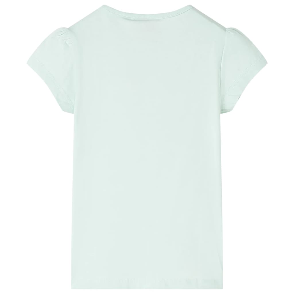 Vidaxl kindershirt 140 lichtmint