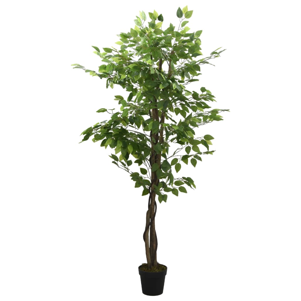 Vidaxl kunstplant ficus 630 bladeren 120 cm groen