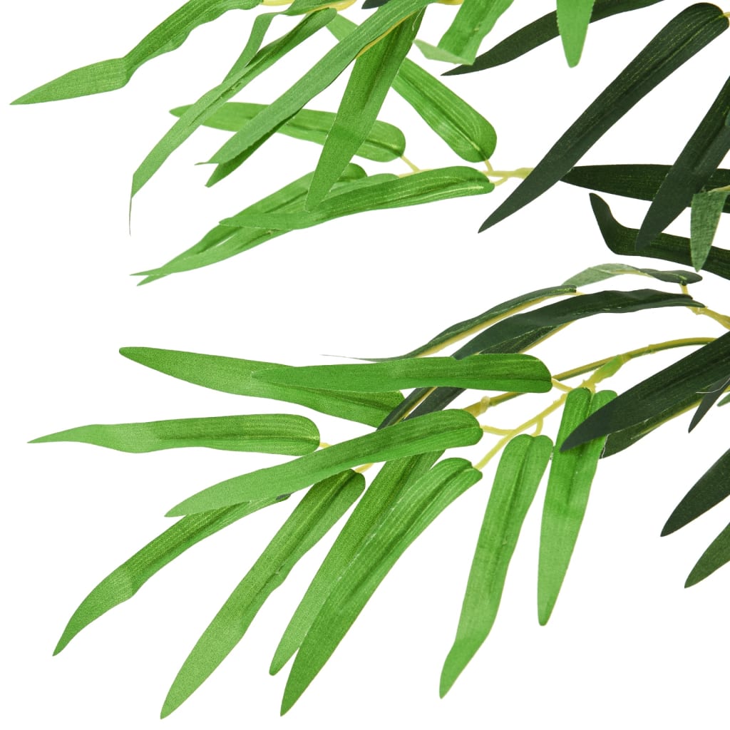 VidaXL Kunstplant bamboe 368 bladeren 80 cm groen