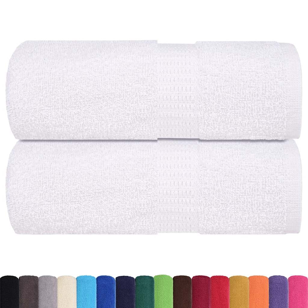 Vidaxl washandjes frogn 4 st 15x21 cm 360 g m² wit