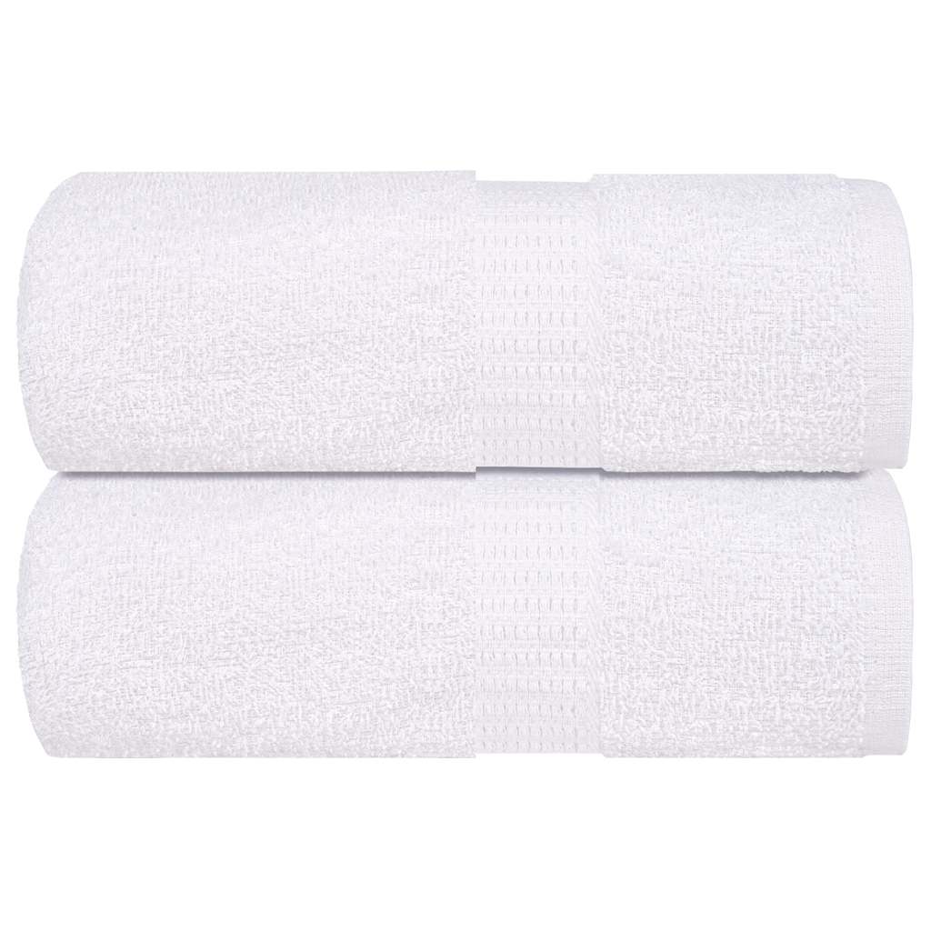 Vidaxl gastendoekjes frogn 2 st 30x50 cm 360 g m² wit
